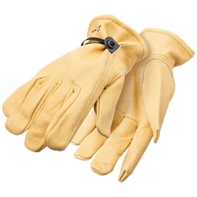 Cowhide Gloves w/ Cinch Strap